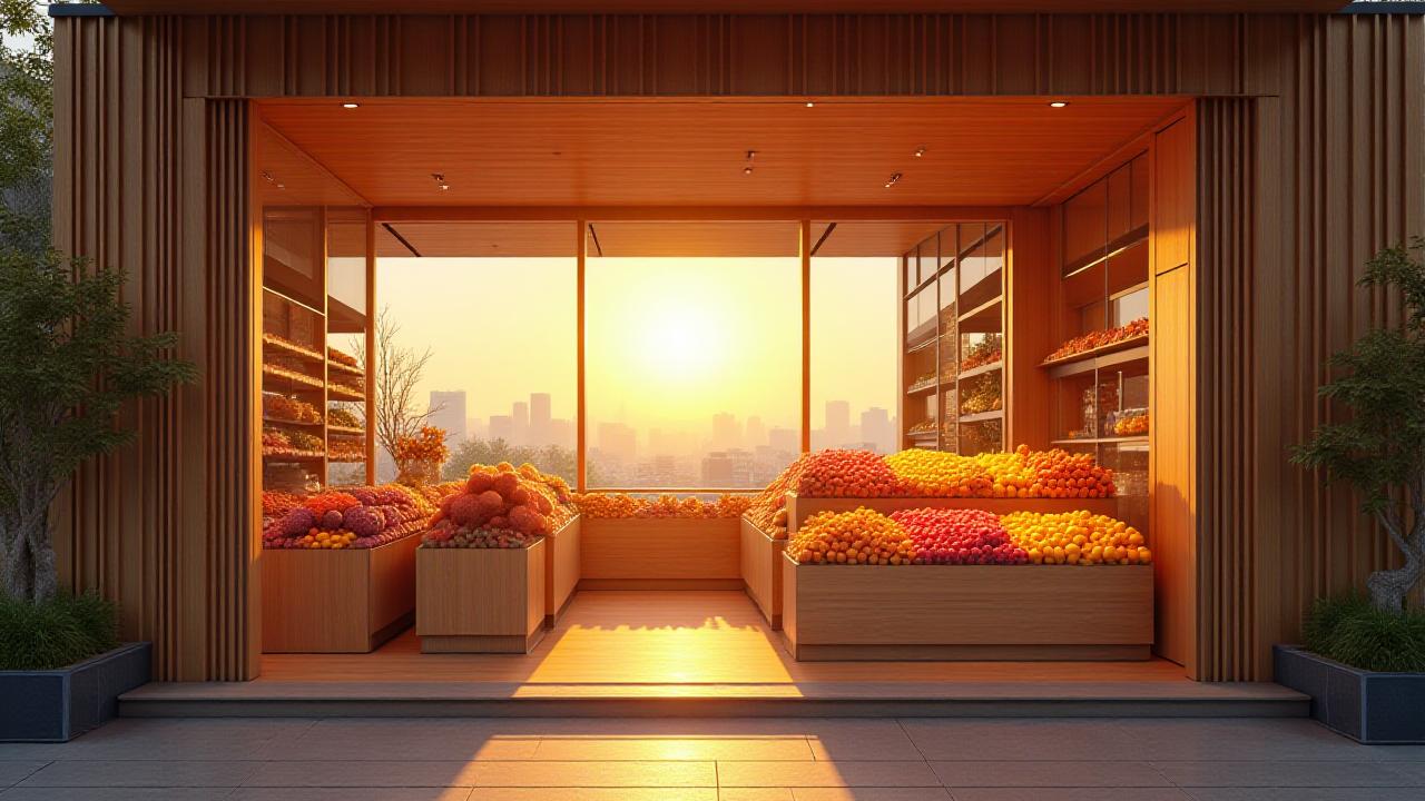 アンバールの温かみのある店頭風景