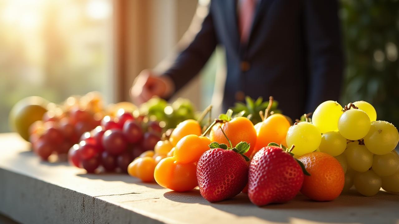 都会的で洗練されたライフスタイルと新鮮なフルーツ